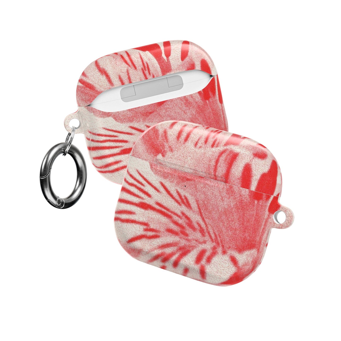 Red Lily Airpods Case