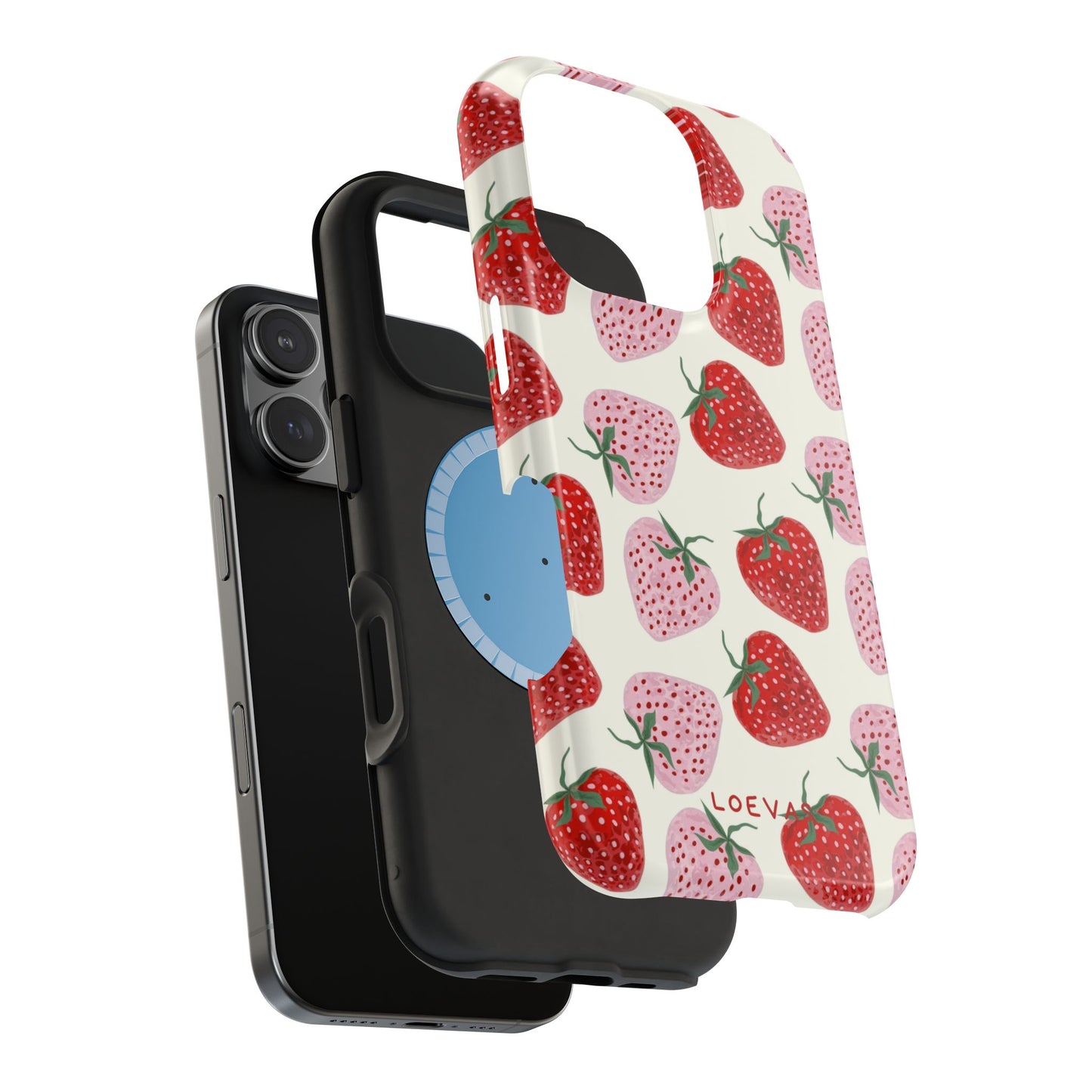 Pink Strawberry Case