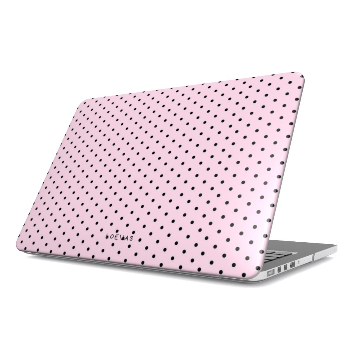 Pink Polkadot Macbook Case