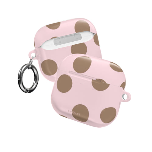 Baby Pink PolkaDot Airpods Case