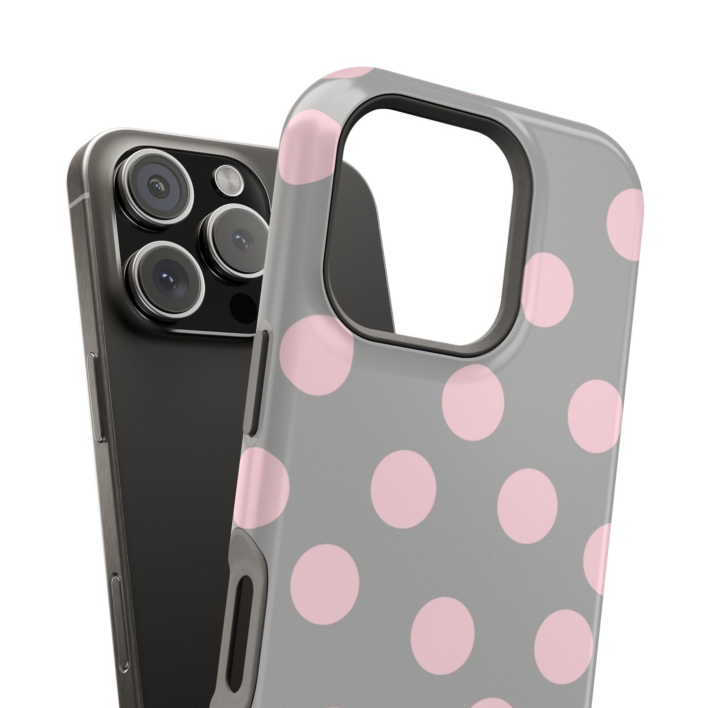 Grey PolkaDot Case