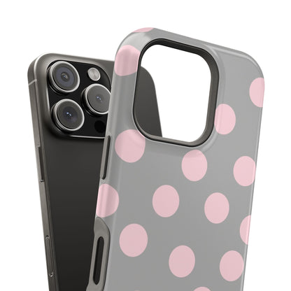 Grey PolkaDot Case