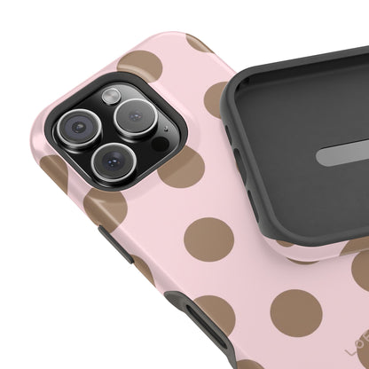 Baby Pink Polkadot Case