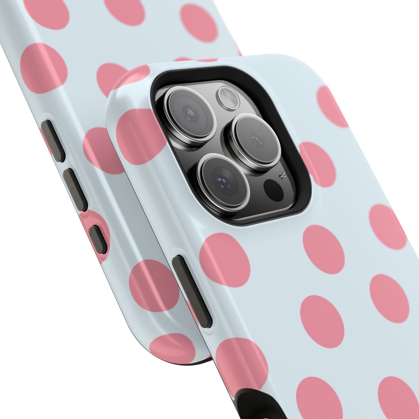 Baby blue Polkadot Case