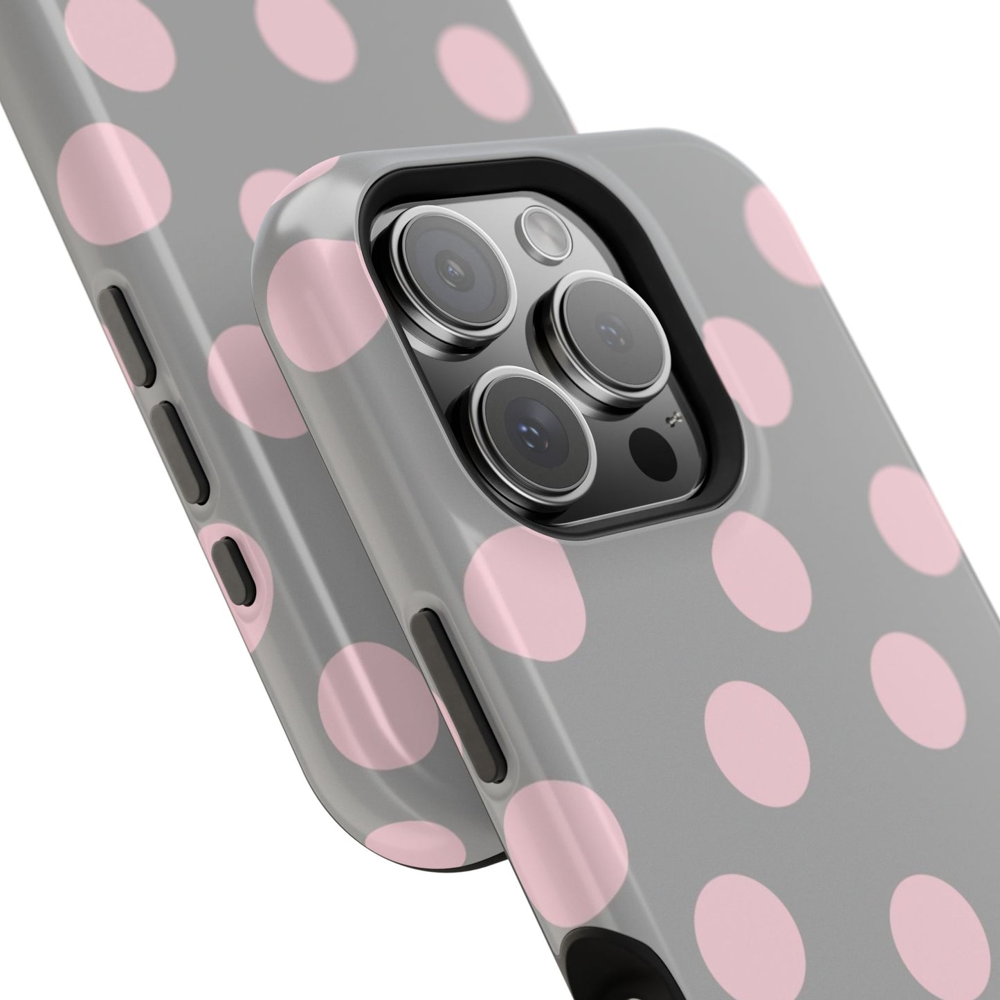 Grey PolkaDot Case