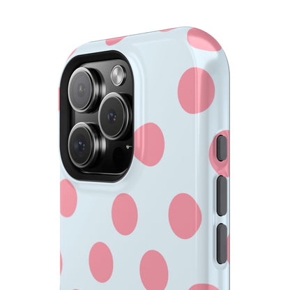 Baby blue Polkadot Case