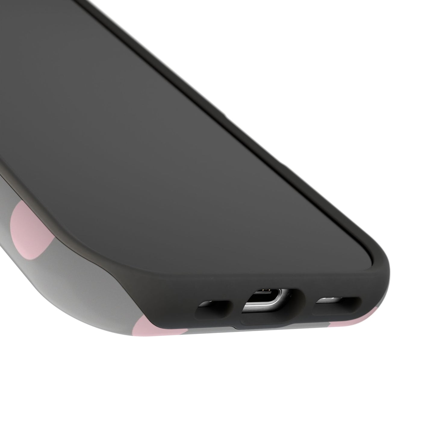 Grey PolkaDot Case