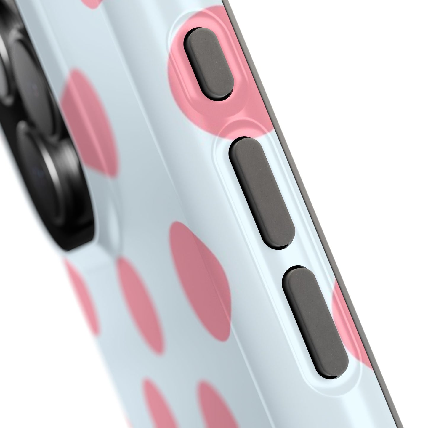Baby blue Polkadot Case