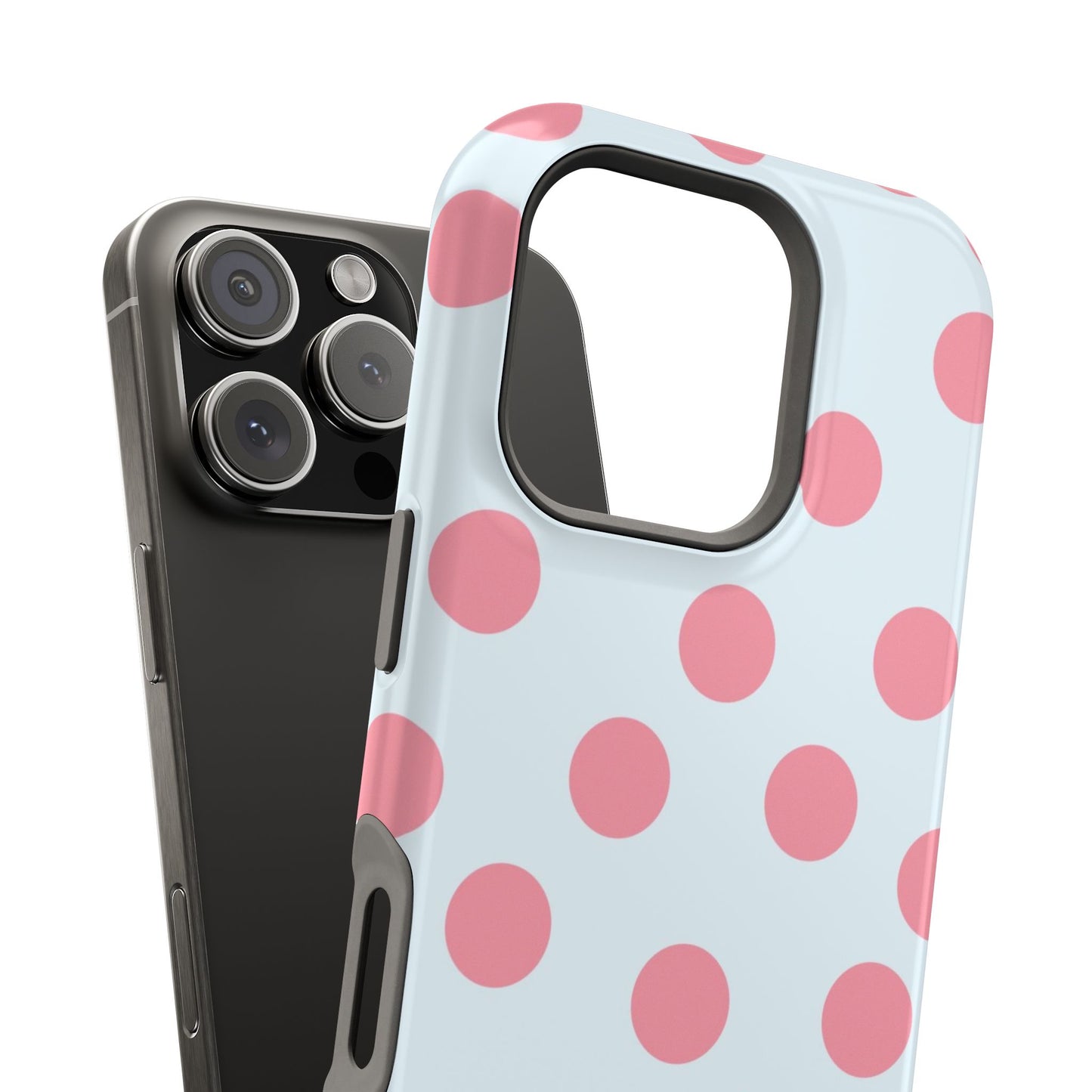 Baby blue Polkadot Case