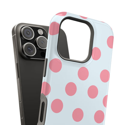 Baby blue Polkadot Case