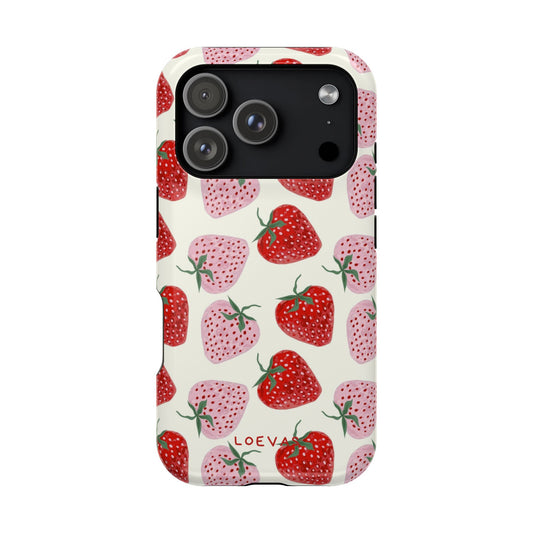 Pink Strawberry Case