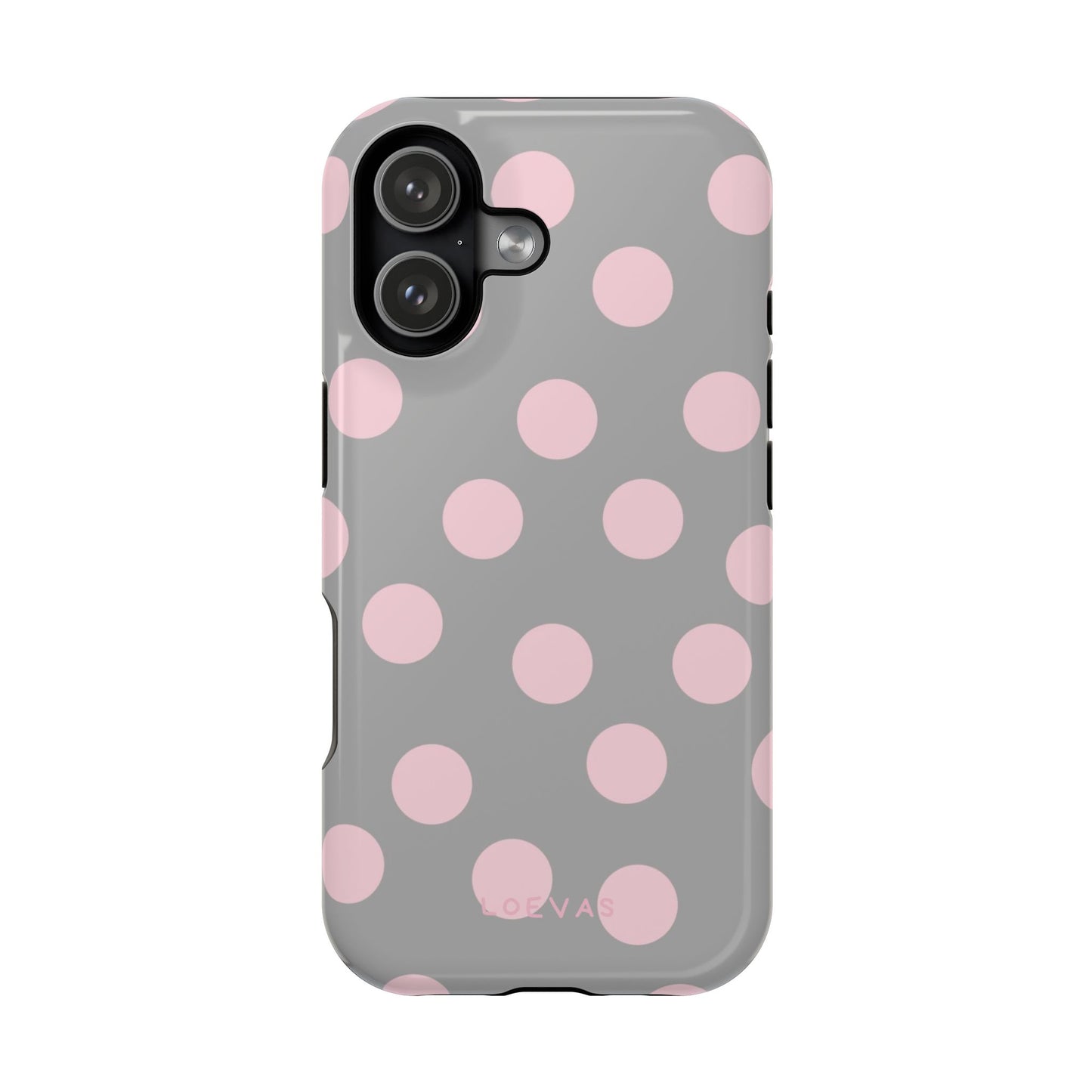 Grey PolkaDot Case