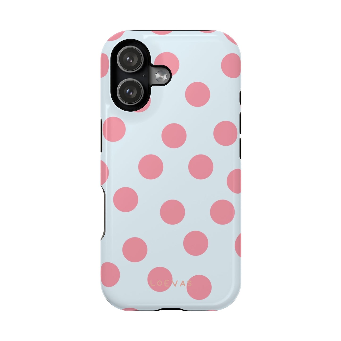 Baby blue Polkadot Case