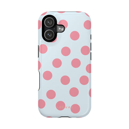 Baby blue Polkadot Case