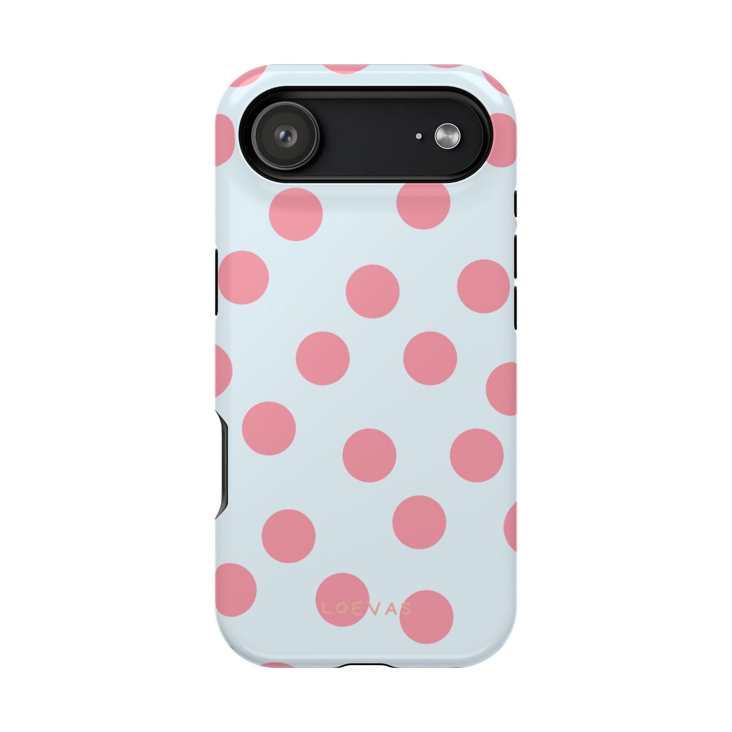 Baby blue Polkadot Case