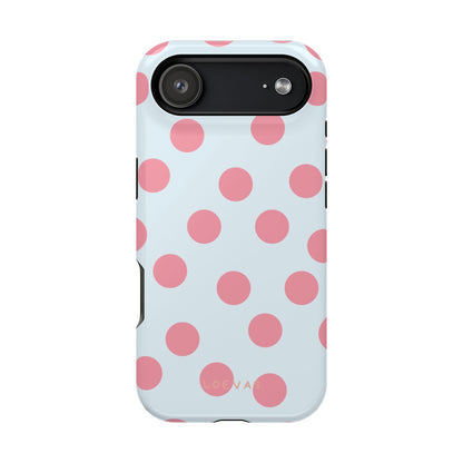 Baby blue Polkadot Case