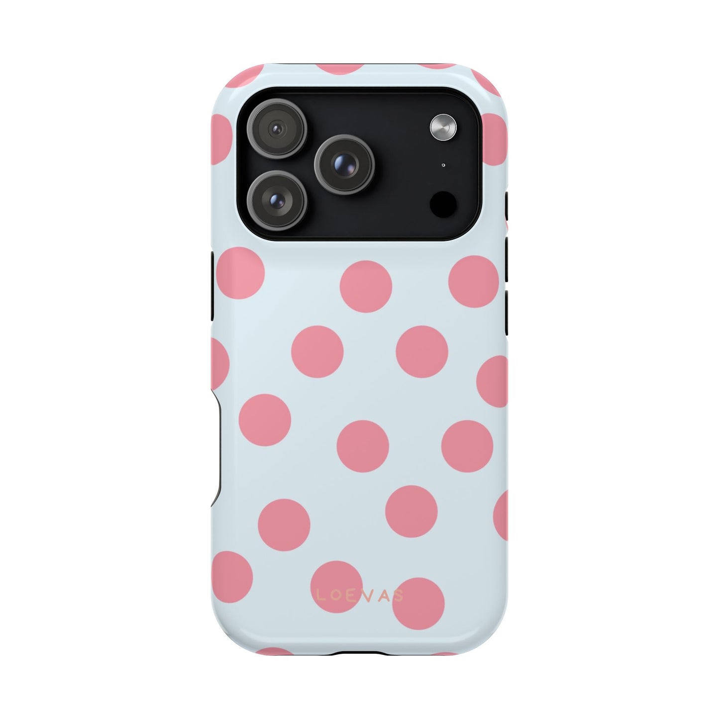 Baby blue Polkadot Case