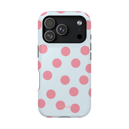 Baby blue Polkadot Case