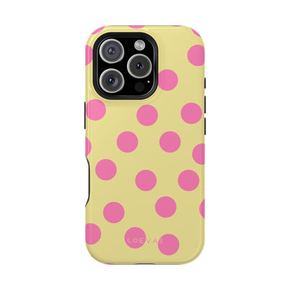 Butter Yellow Polkadot Case
