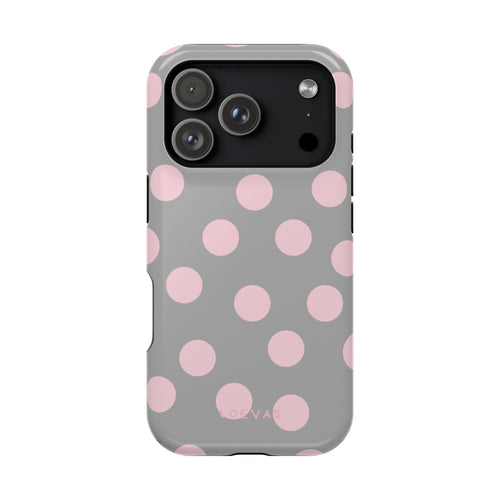 Grey PolkaDot Case