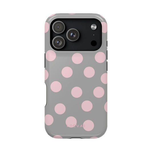 Grey PolkaDot Case