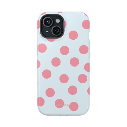 Baby blue Polkadot Case