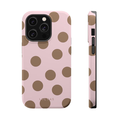 Baby Pink Polkadot Case