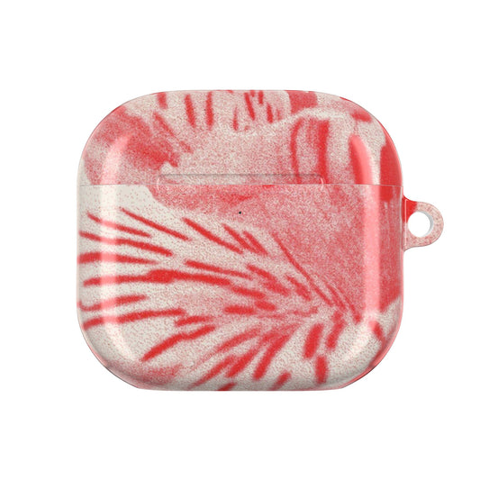 Red Lily Airpods Case