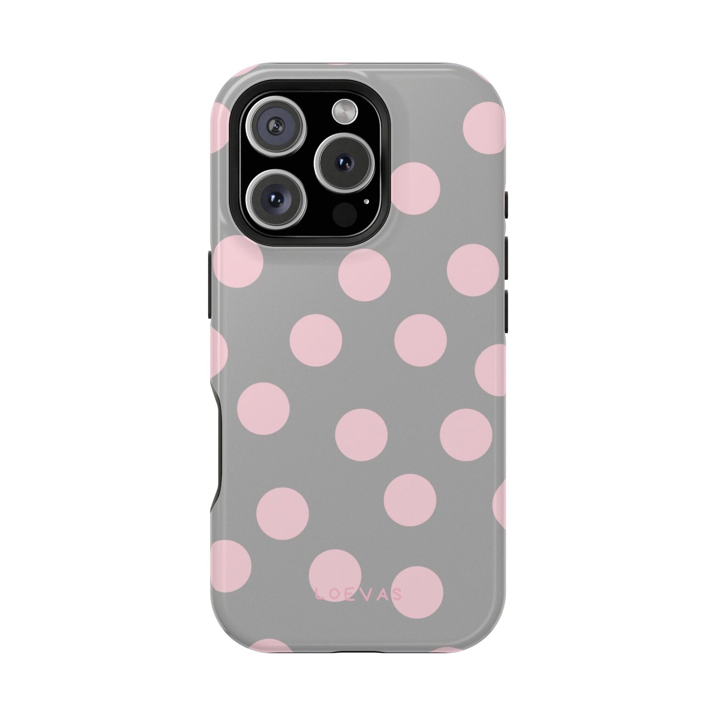 Grey PolkaDot Case