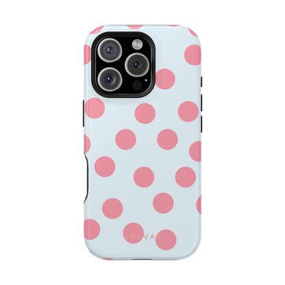 Baby blue Polkadot Case