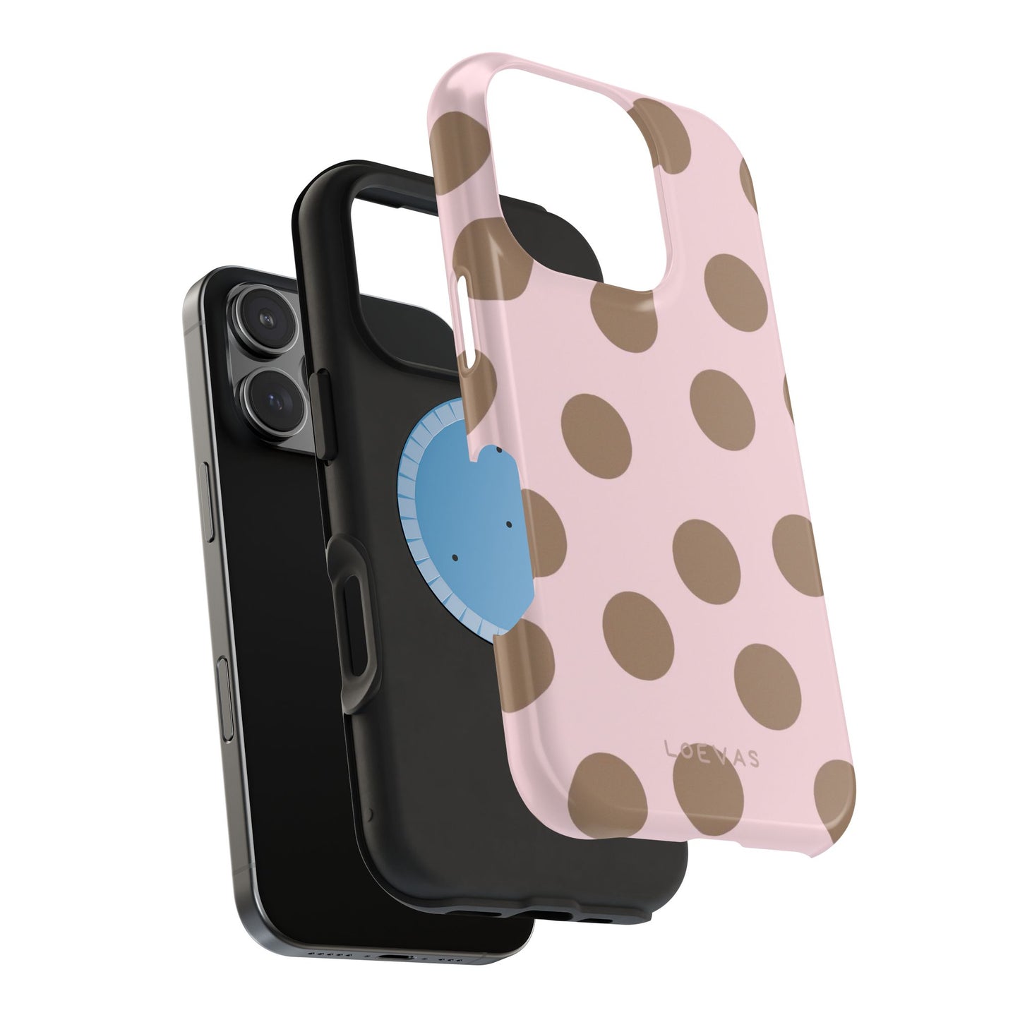 Baby Pink Polkadot Case
