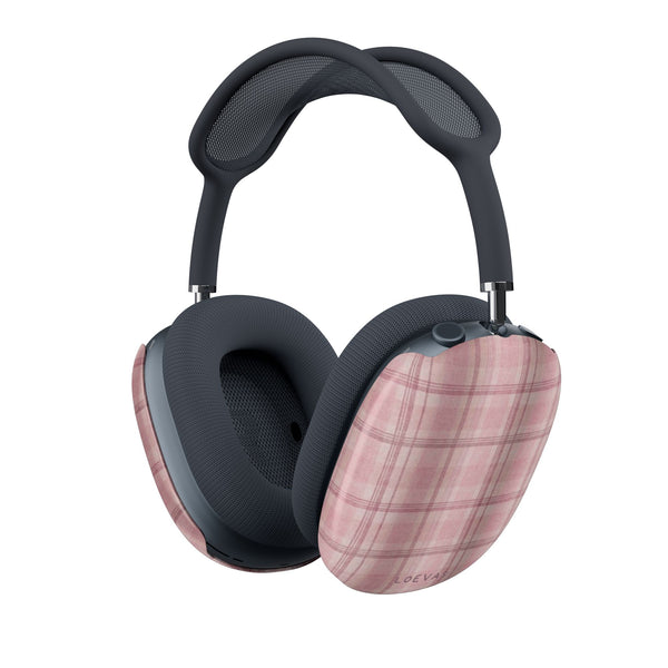 Pinkie AirPods Max Case by Loevas – soft pink plaid