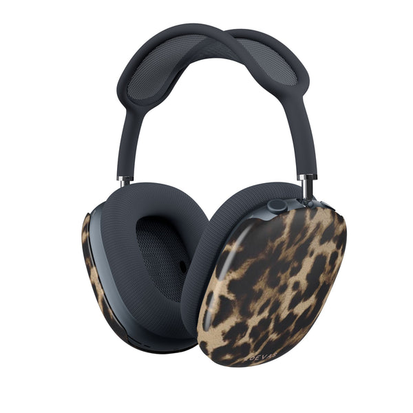 Leopard AirPods Max Case by Loevas – classic caramel and black leopard print