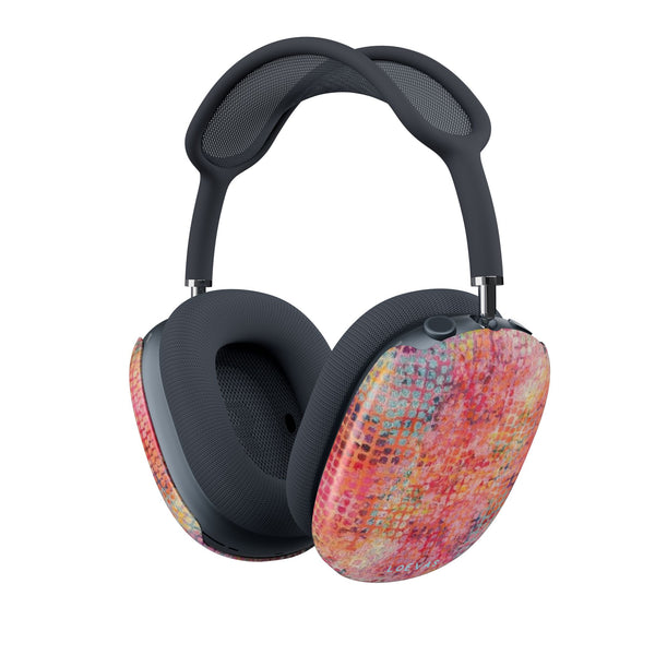 Marbella AirPods Max Case by Loevas – coral and pink dotted mosaic print