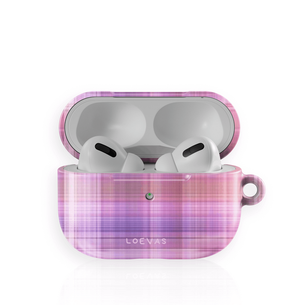 Aurora AirPods Case by Loevas – dusty rose and mauve tie-dye
