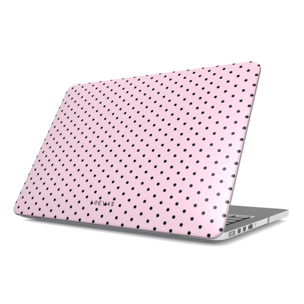 Pink Polkadot Macbook Case