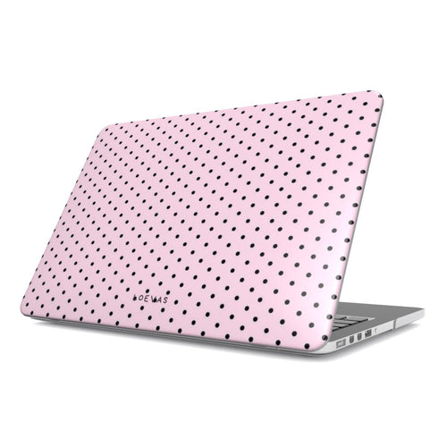 Pink Polkadot Macbook Case